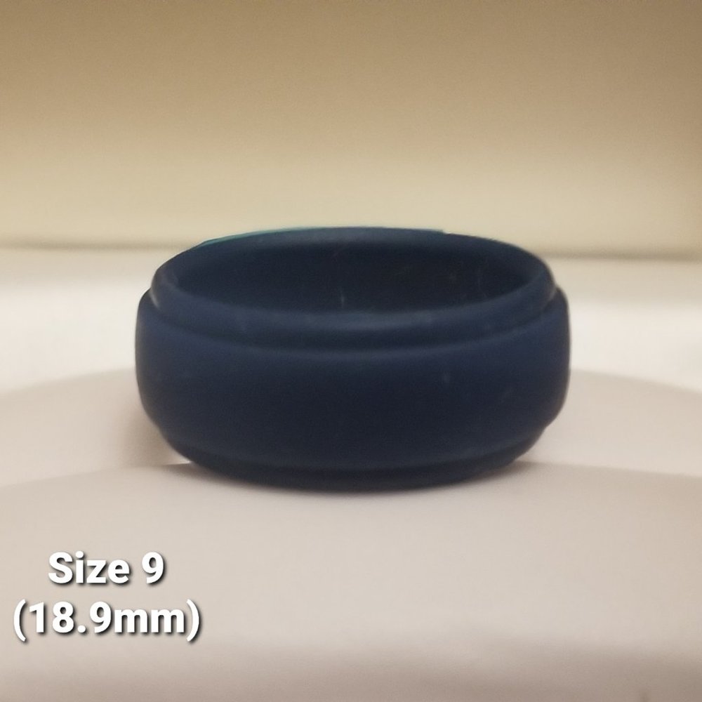 Men's Silicone Rings, set of 4 - New - Picture 2 of 6